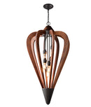 CLA SENORITA: Wood Interior Pendant Tuscan Coffee Cherry Small / Medium / Large 220-240V - SENORITA1, SENORITA2, SENORITA3 - CLA Lighting