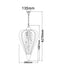 CLA SENORITA: Winter Moss Wood Interior Pendant Small / Medium / Large 220-240V - SENORITA4, SENORITA5, SENORITA6- CLA LIGHTING