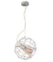 CLA Sentinel Modern Iron Round Cage Interior Pendant Matt Black / Matt White 220-240V - SENTINEL1, SENTINEL2 - CLA Lighting