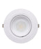 SHOPTRI01: LED Dual Power & Tri-CCT Gimbal White Recessed Shop Lighter. Remote Constant Current driver included