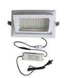 CLA SHOPTRI: Gimbal Rectangle Dimmable Shop Lighter LED Downlights Tri - White 35W 220-240V IP20 - SHOPTRI - CLA Lighting