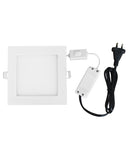 CLA SLICKTRI: Square Ultra Slim LED Dimmable Recessed LED Downlights Tri - White 9W / 12W / 18W 220-240V IP40 - SLICKTRI1S, SLICKTRI2S, SLICKTRI3S - CLA Lighting