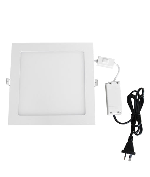 CLA SLICKTRI: Square Ultra Slim LED Dimmable Recessed LED Downlights Tri - White 9W / 12W / 18W 220-240V IP40 - SLICKTRI1S, SLICKTRI2S, SLICKTRI3S - CLA Lighting