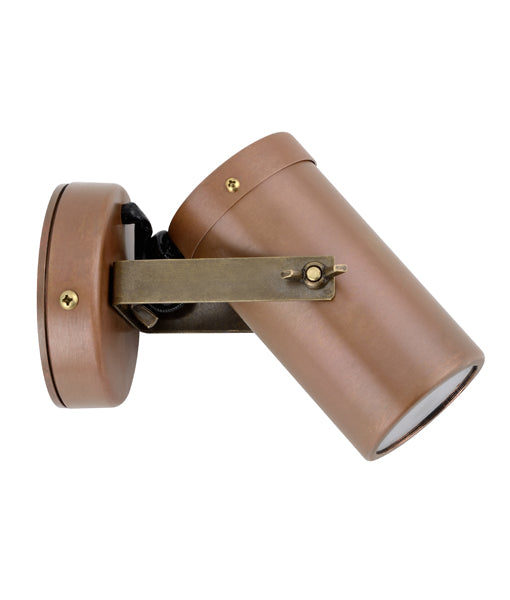 CLA GU10/MR16 Spot LED Exterior Wall Lights Aged Copper 12V/240V IP54 - SG1ACECA, SM1ACECA