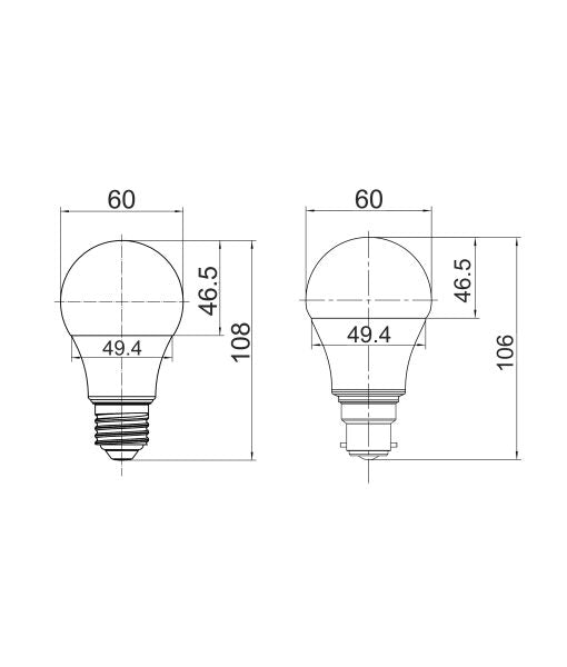 CLA SMTGLS: GLS Smart Dimmable Lamps and Globes Tri + RGB - Frosted 8W 220-240V - SMTGLS1, SMTGLS2 - CLA Lighting
