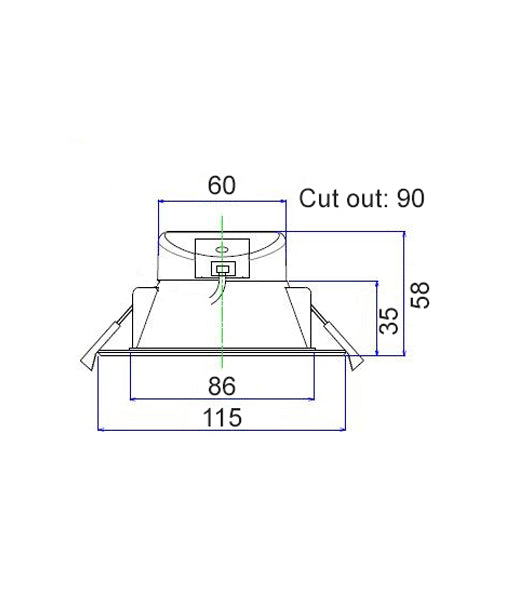 CLA SMTNOVA1: LED Smart Round Dimmable RGB LED Downlight Tri - White 9W 220-240V IP44 - SMTNOVA1 - CLA Lighting