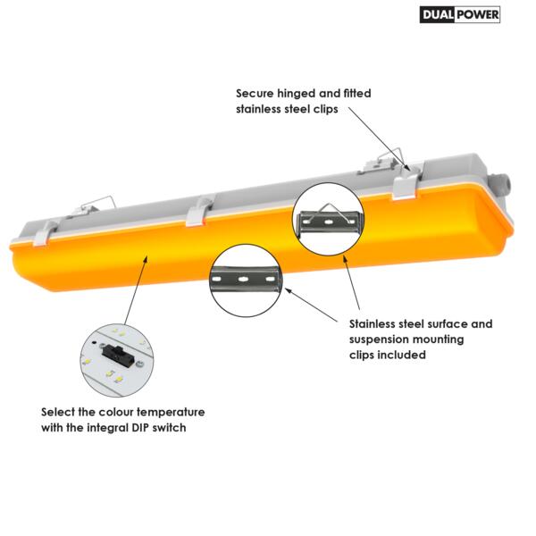 SAL SOL SL9726 LED Weatherproof Blue, Green/ Amber, Red 10/42W 240V IP65 - SL9726
