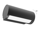 CLA SOMBRA: Adjustable Eyelid Surface Mounted LED Exterior Wall Lights Dark Grey / White 100-240V IP65 - SOMBRA - CLA Lighting