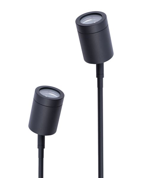 CLA MR16 Exterior Adjustable Head Garden Spike Light Aged Brass/ Polished Brass/ Black/ Stainless Steel/ Copper/ Titanium 12-25V IP65 - SPMS