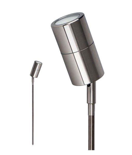 CLA MR16 Exterior Adjustable Head Garden Spike Light Aged Brass/ Polished Brass/ Black/ Stainless Steel/ Copper/ Titanium 12-25V IP65 - SPMS