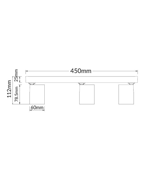 CLA SPOT: Interior GU10 Surface Mounted Spot LED Track Light Matte White 100-240V IP20 - SPOT - CLA Lighting