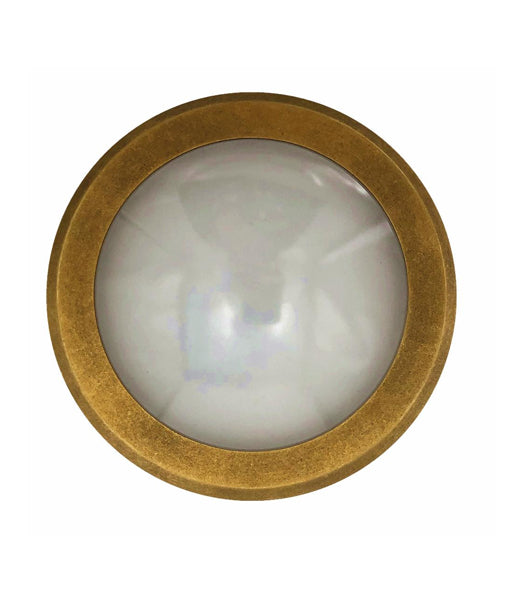 CLA STE: Exterior LED Surface Mounted Garden Step and Up Lights 3000K Antique Brass 6W 220-240V IP65 - STE- CLA Lighting