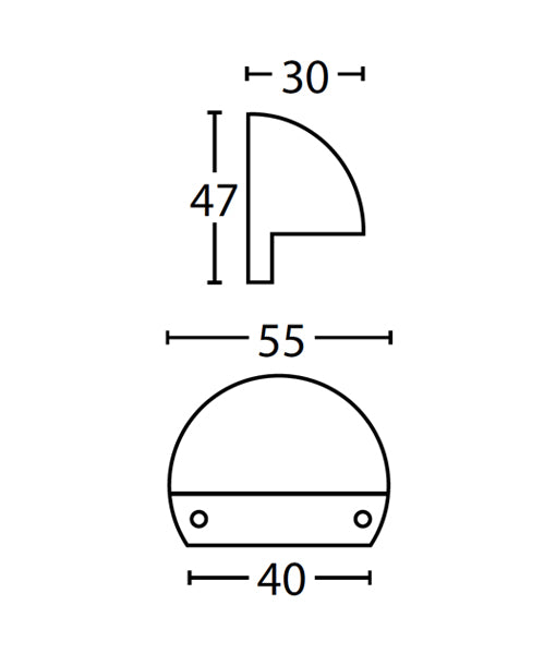 CLA STE: Exterior LED Eyelid Garden Step and Up Lights 3000K Brass Nickel/ Aged Bronze 1W 12V IP65 - STE9, STE10
