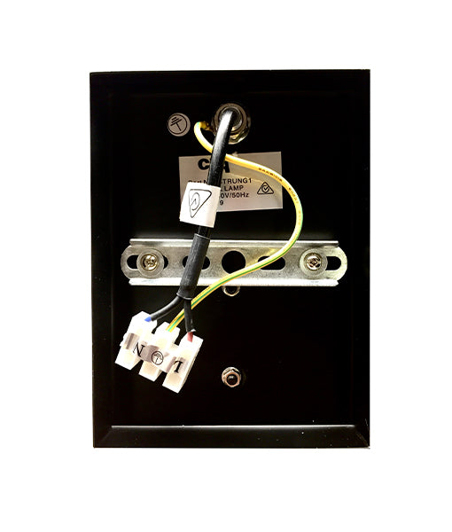 CLA Strung Decorative and Clear Pear Shaped Glass Interior Wall Light Black / Antique Brass 220-240V - STRUNG1-CLA Lighting.