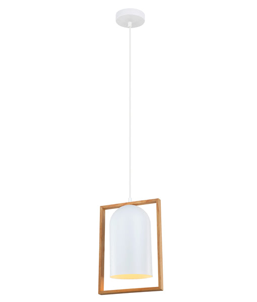 CLA SWING: Oblong / Dome / Ellipse Wood Frame Interior Pendant Matt Black / Matt White 220-240V - SWING1, SWING2, SWING3, SWING4, SWING5, SWING6 -CLA Lighting