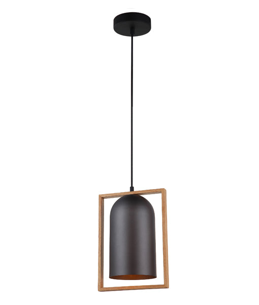 CLA SWING: Oblong / Dome / Ellipse Wood Frame Interior Pendant Matt Black / Matt White 220-240V - SWING1, SWING2, SWING3, SWING4, SWING5, SWING6 -CLA Lighting