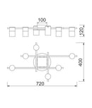 CLA Tache Interior Spot Ceiling LED Track Light Aluminium 200-240V IP20 - TACHE1, TACHE2, TACHE3 - CLA Lighting