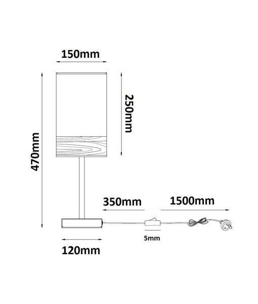 CLA TAMBURA: Oblong / Round Shape Table & Floor Lamp White / Black 220-240V - TAMBURA07TL, TAMBURA08TL,TAMBURA09TL, TAMBURA10TL, TAMBURA11FL, TAMBURA12FL -CLA Lighting