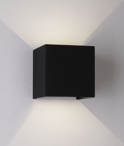 CLA TOCA: LED Surface Mounted Exterior Wall Lights 3000K Black/ Sand White 6.8W 220-240V IP54 - TOCA1, TOCA2