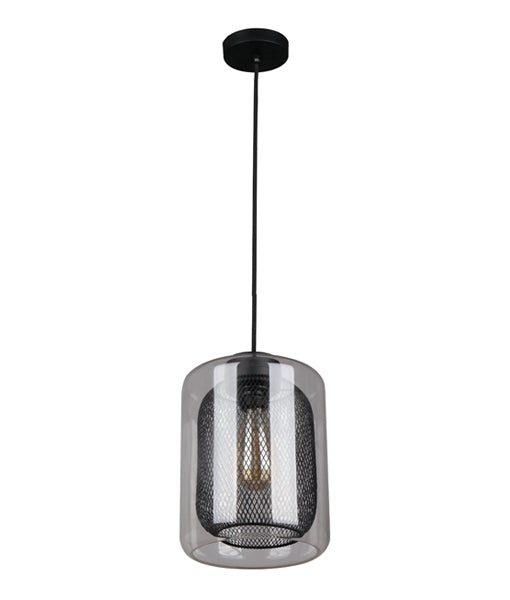 
CLA TONO: Mesh Internal and Clear Glass Oblong Interior Pendant Black/ Copper/ Brass 220-240V - TONO1, TONO2, TONO3
