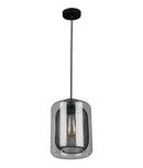 CLA TONO: Mesh Internal and Clear Glass Oblong Interior Pendant Black / Copper / Brass 220-240V - TONO1, TONO2, TONO3 -CLA Lighting