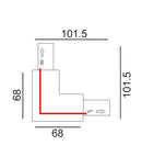 4 Wire 3 Circuit Universal Tracks, Connectors, End Cap & Live End (White) - Eco Smart Lighting