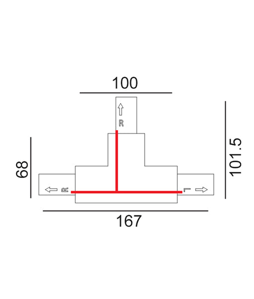 CLA 4 Wire 3 Circuit Universal Tracks, Connectors, End Cap & Live End Accessories White - TRK3WH - CLA Lighting