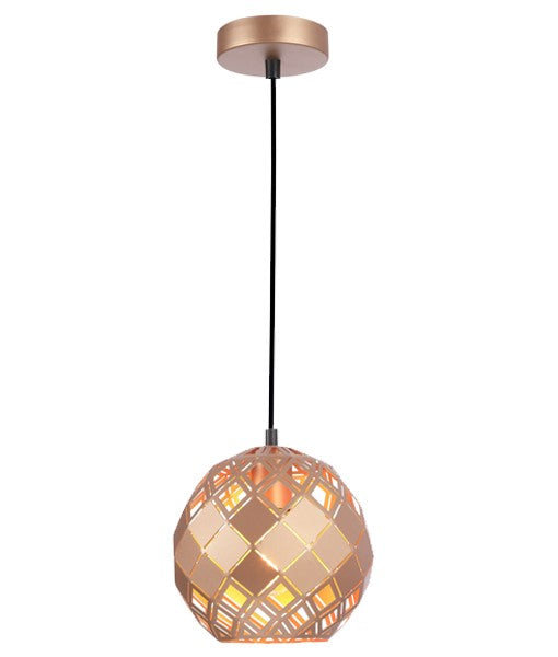 CLA TUILE: Interior Embossed Tiled Iron Wine Glass Shape Interior Pendant Matt Black / Champagne Gold / Coffee 220-240V - TUILE1, TUILE2, TUILE3, TUILE4, TUILE5, TUILE6 - CLA Lighting