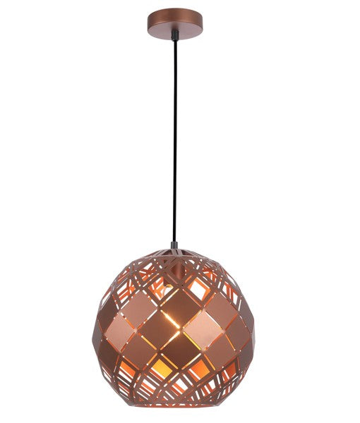 CLA TUILE: Interior Embossed Tiled Iron Wine Glass Shape Interior Pendant Matt Black / Champagne Gold / Coffee 220-240V - TUILE1, TUILE2, TUILE3, TUILE4, TUILE5, TUILE6 - CLA Lighting