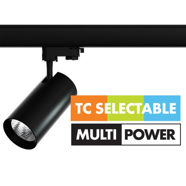 SAL Unitrek STR3/9017/30TC/DP LED Track Light Tri - White / Black 21/30W 240V - STR3/9017/30TC/DP/WH, STR3/9017/30TC/DP/BK - SAL Lighting