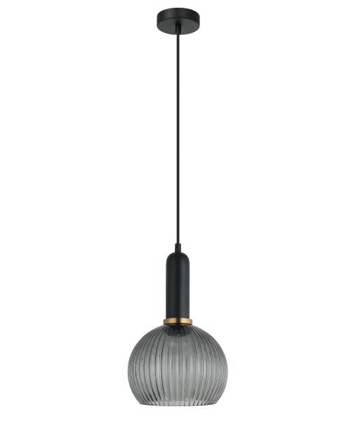 CLA VINTAJ: Wine Glass Ribbed Glass Interior Pendant Smoke / Green / Chrome / Amber / Copper / Clear 220-240V - VINTAJ1, VINTAJ2, VINTAJ3, VINTAJ4, VINTAJ5, VINTAJ6 - CLA Lighting