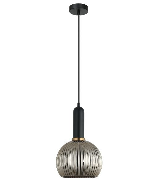 CLA VINTAJ: Wine Glass Ribbed Glass Interior Pendant Smoke / Green / Chrome / Amber / Copper / Clear 220-240V - VINTAJ1, VINTAJ2, VINTAJ3, VINTAJ4, VINTAJ5, VINTAJ6 - CLA Lighting