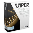 VIPER 4.8w 10m LED Strip kit 4000k VPR9735IP20-60-10M - Eco Smart Lighting