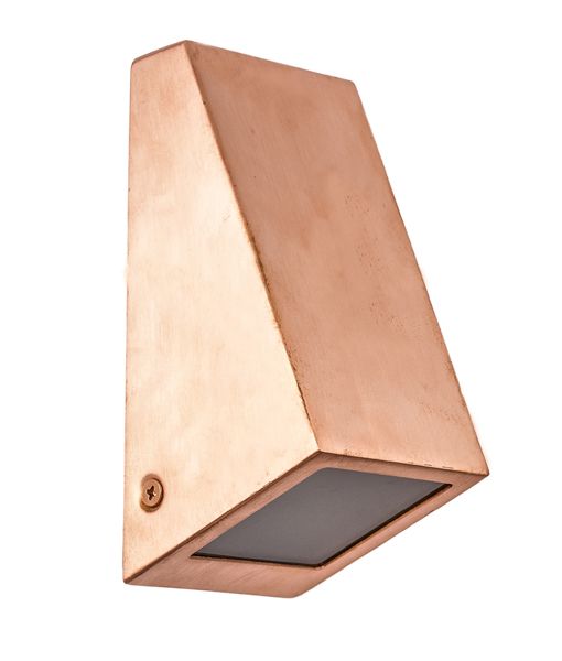 CLA WEDGE: Exterior Wall Lights Black / Copper / Stainless Steel / White 110-265V IP44 - WEDGEGC, WEDGEGWH, WEDGEGBL, WEDGEGSS - CLA Lighting