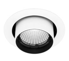 Trend Gimbal Pull out, tilt-adjustable face MIDILED XRD15 LED Downlights 3000K 4000K White / Black 15W 240V IP20 - XRD15-3, XRD15-4 - Trend Lighting