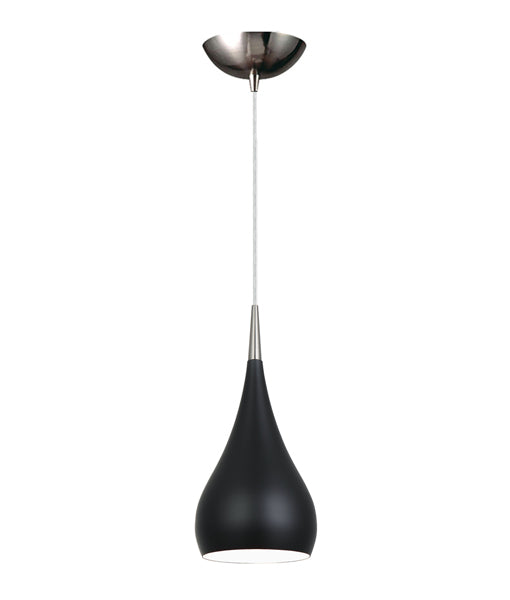 CLA ZARA: Modern Bell/ Dome Shape Interior Pendant Oak/ Matt Black/ Burl Wood 220-240V - ZARA
