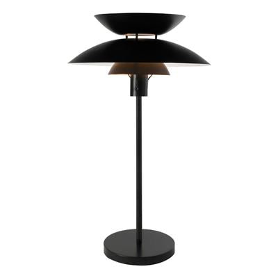 Domus ALLEGRA-TL Table Lamp Black/ Satin Chrome/ White 240V IP20 - 22704, 22705, 22706