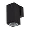 Domus Alpha- 1 Gu10 Exterior Wall Light Tri - Black 6W 240V IP65 - 19388, 19128, 19389, 19390 - Domus Lighting