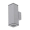 Domus ALPHA-2 GU10 Up/Down Exterior Wall Lights Tri - Anodised Aluminium 2x6W 240V IP65 - 19133, 19397, 19402, 19403- Domus Lighting