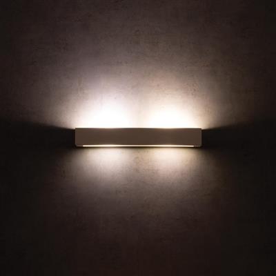 BF-2020 Ceramic 50cm Wall Uplight - Raw / G9