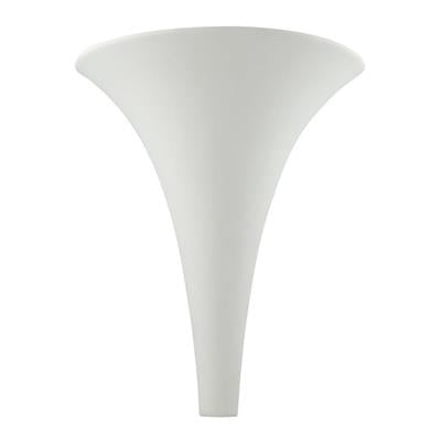 Domus BF - 2185 Ceramic Funnel Interior Wall Light White 240V - 11036 - Domus Lighting