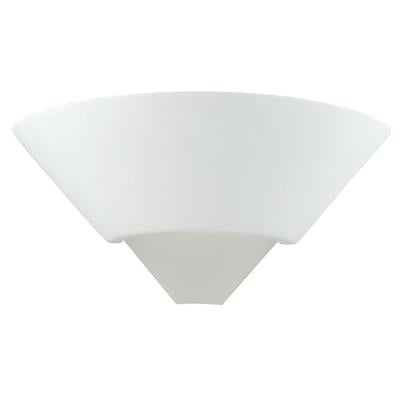 Domus BF - 7908 Ceramic Frosted Glass Up/Down Interior Wall Light White 240V - 11051- Domus Lighting