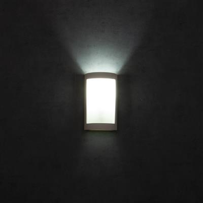 BF-8202 Ceramic Frosted Glass Wall Light - Raw / E27