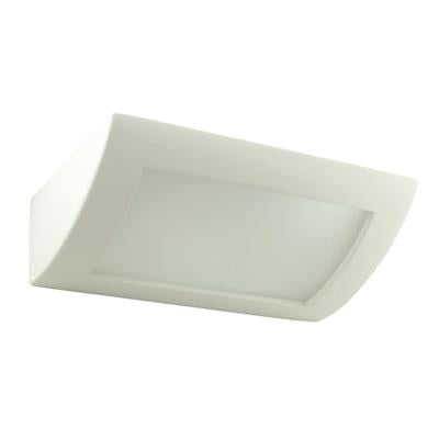 Domus BF - 8232 Ceramic Frosted Glass Up/Down Interior Wall Light White 240V - 11113 - Domus Lighting