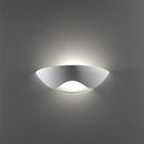 Domus BF - 8259 Ceramic Frosted Glass Up/ Down Interior Wall Light White 240V - 11118- Domus Lighting