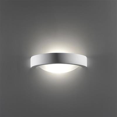 Domus BF - 8286 Ceramic Frosted Glass Up/ Down Interior Wall Light White 240V - 11122- Domus Lighting