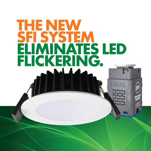 SAL ECOGEM SFI S9041TC LED Downlight Tri - White 10W 240V IP44 - S9041TC/WH/SFI