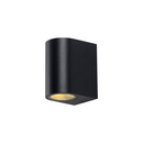 ETON SE7133BK GU10: IP54, GU10 lamp base (DOWN) architectural wall luminaire. IP54. Black finish