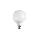 Energy efficient OPAL DIM LG95. 10 watt dimmable LED SMD opal spherical lamp. Poly covered aluminium body, B22 or E27 lamp bases