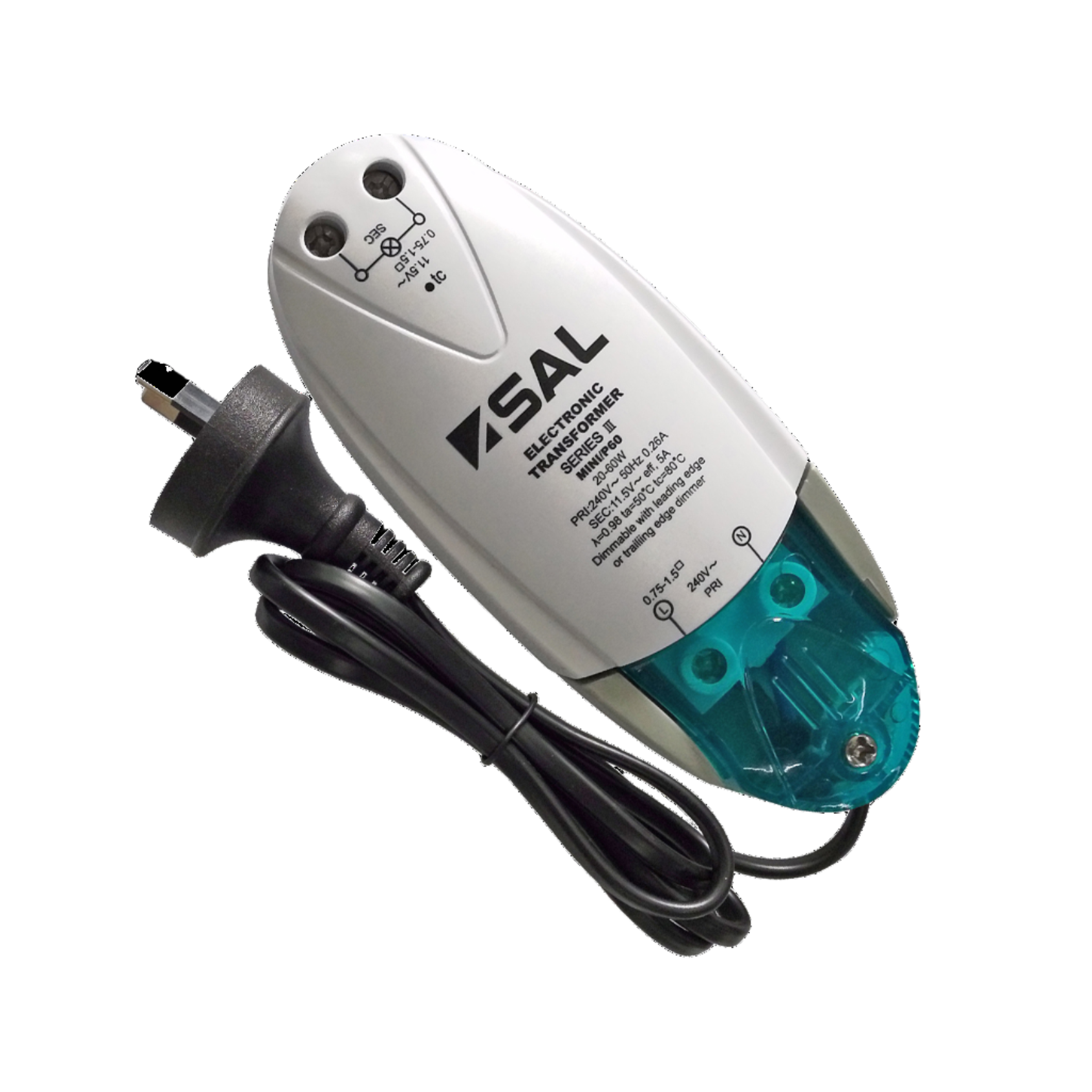 SAL Mini P60 with Flex and Plug Drivers 60W 240V IP20 - MINI/P60 - SAL Lighting